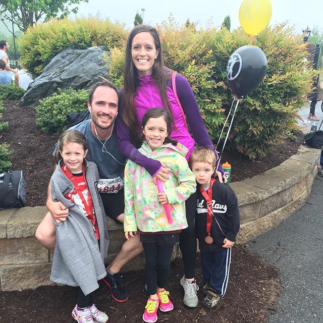 A family event today at Run 4 Their Lives #liamjoseph #hannahnoelle #norahgrace #hinsonco