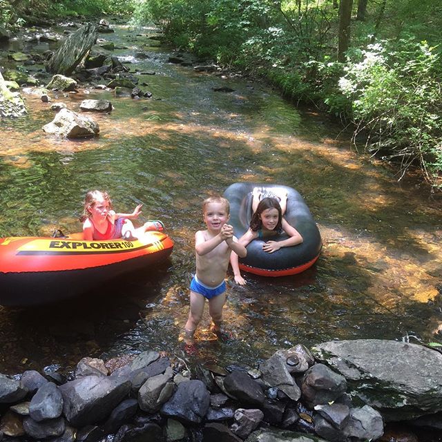 Playing in the creek #hinsoncampathon2016 #hinsonco